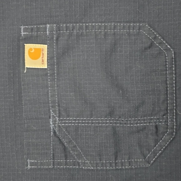 CARHARTT Navy V-Neck Scrub Top Men's XL - Picture 4 of 6